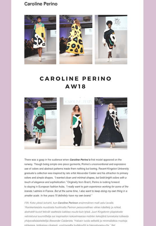 Press - Caroline Perino